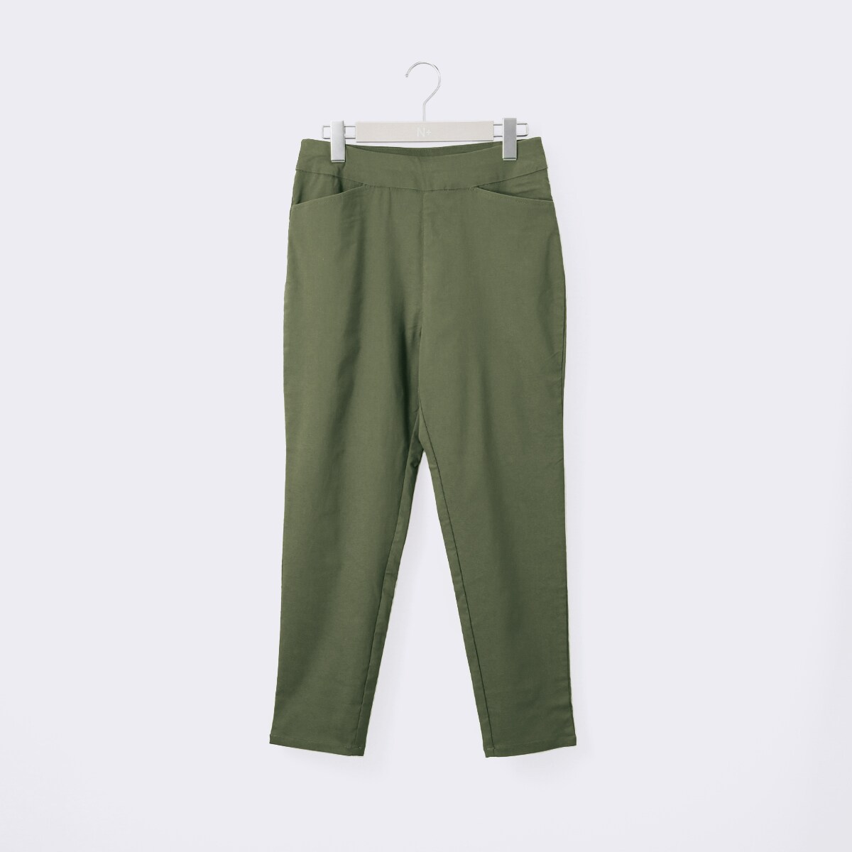 マジックベルトストレッチパンツサマーライト ショート丈 (24106