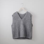 モールフェザーニットベスト　(74104)