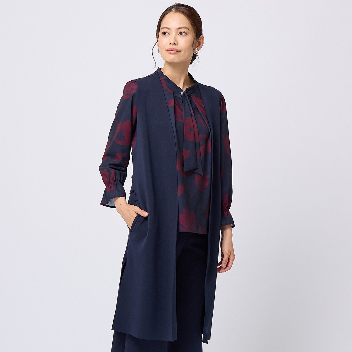 ソフトストレッチロングジレ (14104) | ニトリネット【公式】 家具