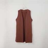 ソフトストレッチロングジレ　(14104)