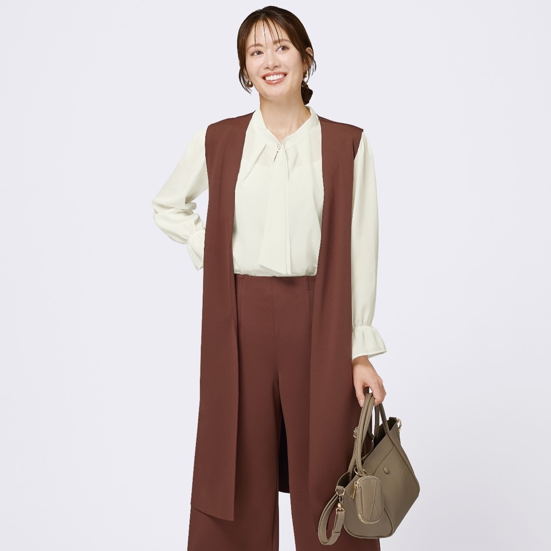 ソフトストレッチロングジレ (14104) | ニトリネット【公式】 家具