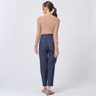 しっとり柔らかニットリブプルオーバー　(74105) 4枚目画像