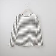 ベーシックボーダーボートネックＴシャツ　(64102)