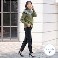 前後両面ダウンパンツショート丈 (24114)