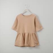 ミニパイル裏起毛ペプラムプルオーバー　(64104)