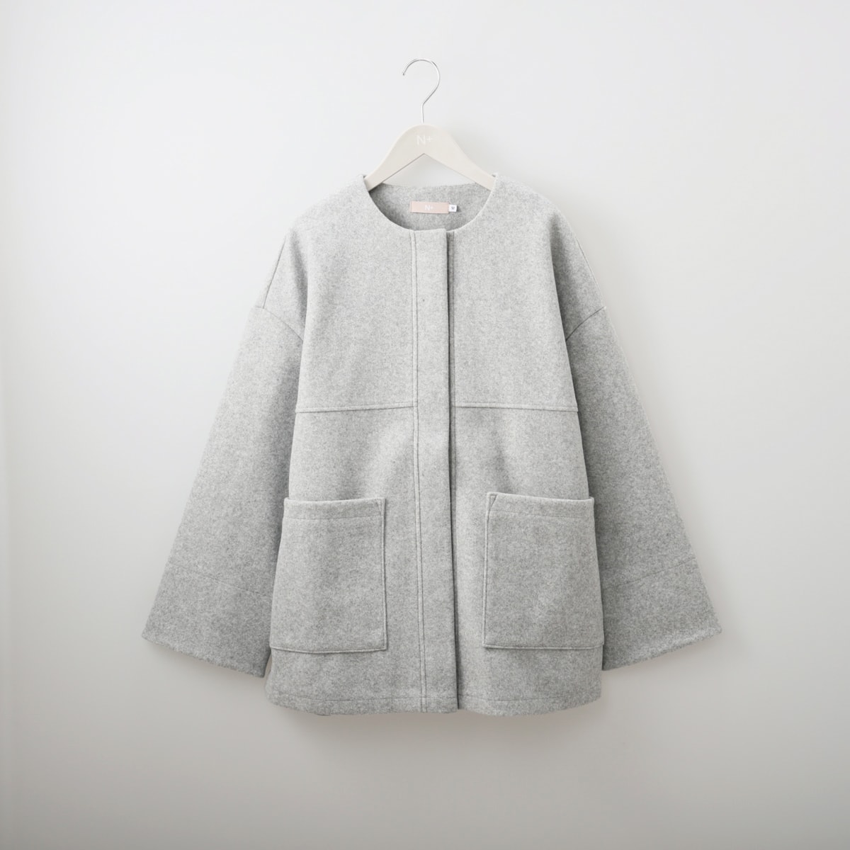 ウール混ノーカラーコート (04101) | ニトリネット【公式】 家具 