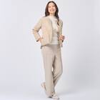 リバーシブルフェイクファーキルティングコート (04102) 2枚目画像