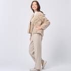 リバーシブルフェイクファーキルティングコート (04102) 3枚目画像