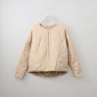 リバーシブルフェイクファーキルティングコート (04102) 8枚目画像