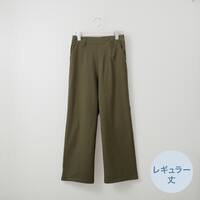 ハイパーストレッチ美ストレートパンツレギュラー丈　(24123)