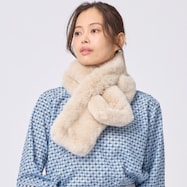 フェイクファーマフラー (94108)