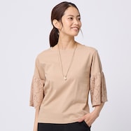 袖レースプルオーバー (64109)