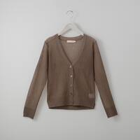 軽量シアーストライプカーディガン　(84102)