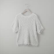 シャギーラメニットプルオーバー　(74113)