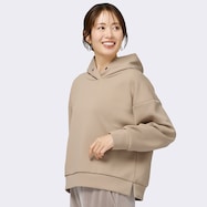 すっきりシルエット軽量ダンボールニットパーカー (74111)