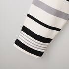 パネルボーダー７分袖プルオーバー　(64111) 5枚目画像