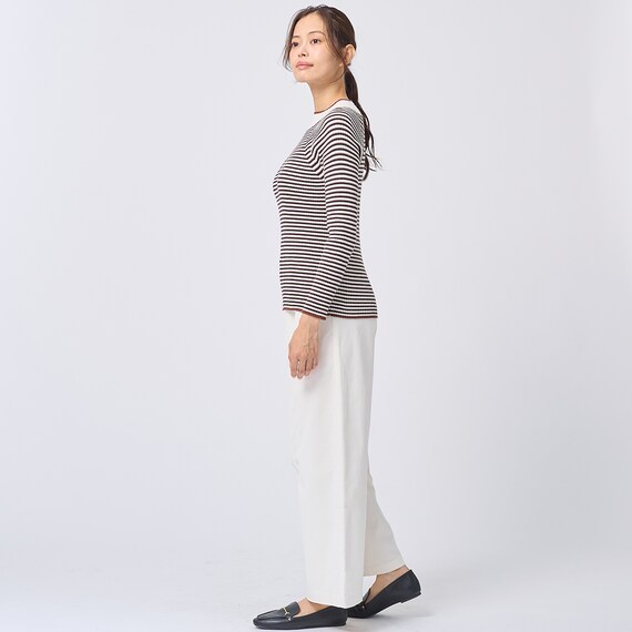 ボーダーボトルネックプルオーバー　(74114) 7枚目画像