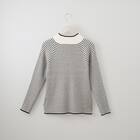 ボーダーボトルネックプルオーバー (74114) 10枚目画像