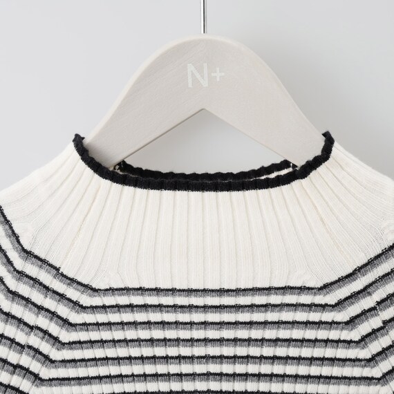 ボーダーボトルネックプルオーバー　(74114) 12枚目画像