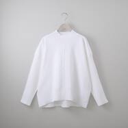 軽量ニット編地切替えプルオーバー　(74115)