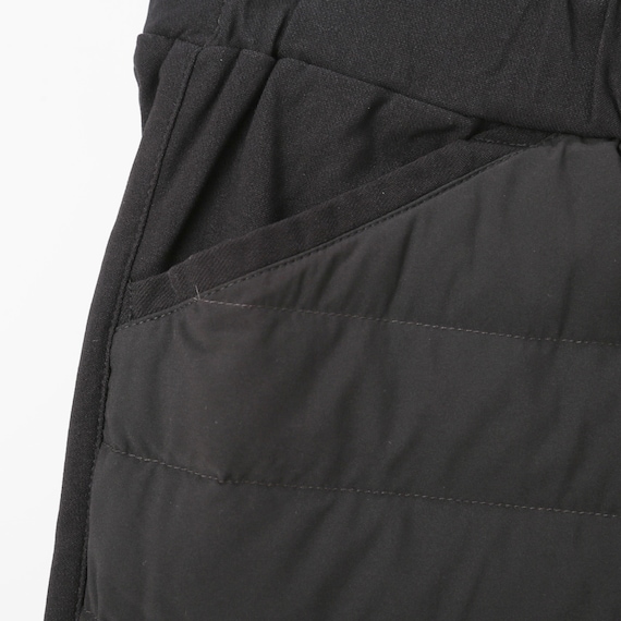 抗菌防臭生地使いあったかダウンパンツ ショート丈 (24107) 6枚目画像