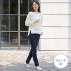 抗菌防臭生地使いあったかダウンパンツ ショート丈 (24107) 1枚目画像