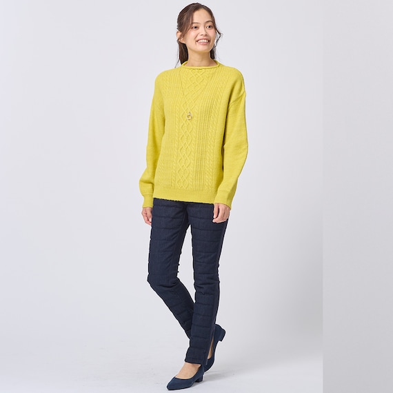 抗菌防臭生地使いあったかダウンパンツ ショート丈 (24107) 5枚目画像