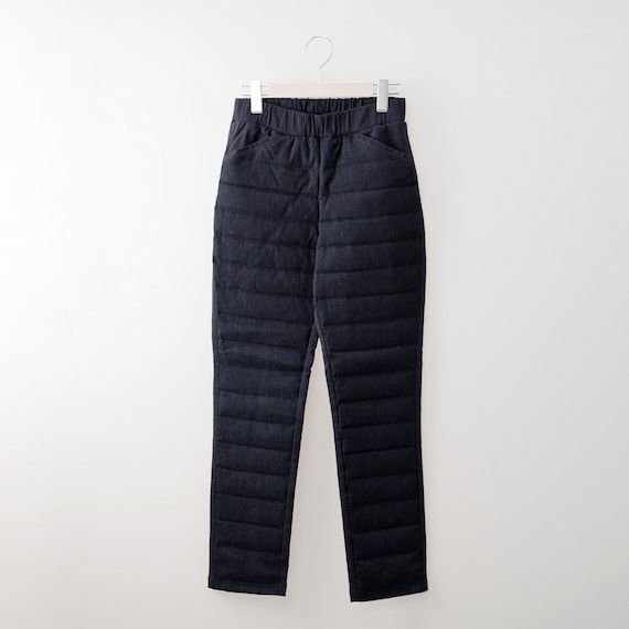 抗菌防臭生地使いあったかダウンパンツ ショート丈 (24107) 9枚目画像