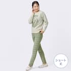 抗菌防臭生地使いあったかダウンパンツ ショート丈 (24107) 25枚目画像