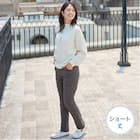 抗菌防臭生地使いあったかダウンパンツ ショート丈 (24107) 27枚目画像