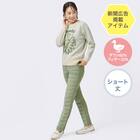 抗菌防臭生地使いあったかダウンパンツ ショート丈 (24107) 1枚目画像