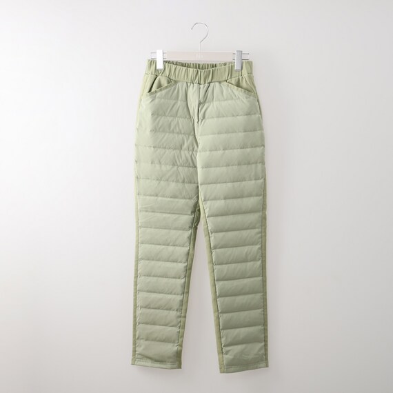 抗菌防臭生地使いあったかダウンパンツ ショート丈 (24107) 3枚目画像