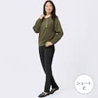 抗菌防臭生地使いあったかダウンパンツ ショート丈 (24107) 8枚目画像