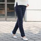 抗菌防臭生地使いあったかダウンパンツ　ショート丈　(24107) 11枚目画像