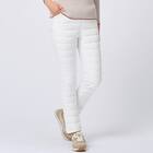 抗菌防臭生地使いあったかダウンパンツ ロング丈 (24109) 6枚目画像