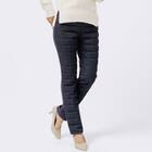 抗菌防臭生地使いあったかダウンパンツ ロング丈 (24109) 4枚目画像