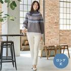 抗菌防臭生地使いあったかダウンパンツ ロング丈 (24109) 16枚目画像