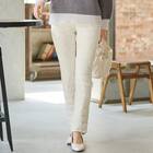 抗菌防臭生地使いあったかダウンパンツ　ロング丈　(24109) 17枚目画像