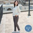 抗菌防臭生地使いあったかダウンパンツ　ロング丈　(24109) 28枚目画像