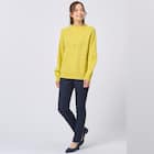 抗菌防臭生地使いあったかダウンパンツ ロング丈 (24109) 5枚目画像