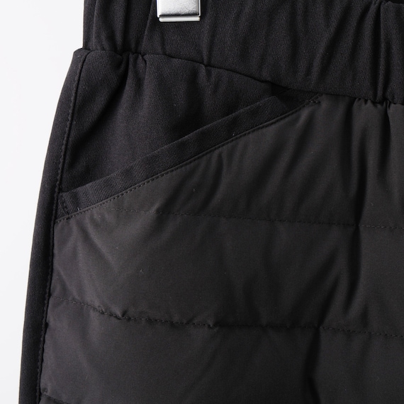 抗菌防臭生地使いあったかダウンパンツ ロング丈 (24109) 12枚目画像