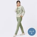 抗菌防臭生地使いあったかダウンパンツ　ロング丈　(24109) 26枚目画像