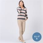 抗菌防臭生地使いあったかダウンパンツ　ロング丈　(24109) 34枚目画像