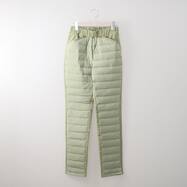 抗菌防臭生地使いあったかダウンパンツロング丈　(24109)　(24112)