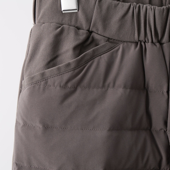 抗菌防臭生地使いあったかダウンパンツ レギュラー丈 (24111) EC限定カラー 6枚目画像