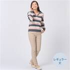 抗菌防臭生地使いあったかダウンパンツ　レギュラー丈　(24111)　EC限定カラー 34枚目画像