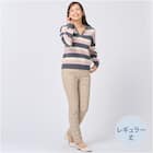 抗菌防臭生地使いあったかダウンパンツ レギュラー丈 (24111) EC限定カラー 34枚目画像