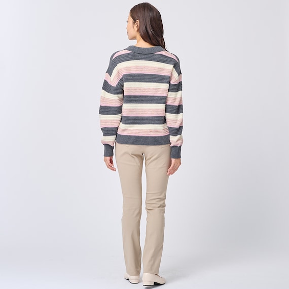 抗菌防臭生地使いあったかダウンパンツ レギュラー丈 (24111) EC限定カラー 37枚目画像