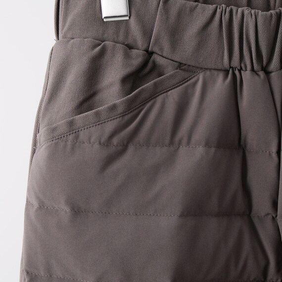 抗菌防臭生地使いあったかダウンパンツ レギュラー丈 (24111) EC限定カラー 8枚目画像