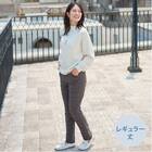 抗菌防臭生地使いあったかダウンパンツ　レギュラー丈　(24111)　EC限定カラー 10枚目画像